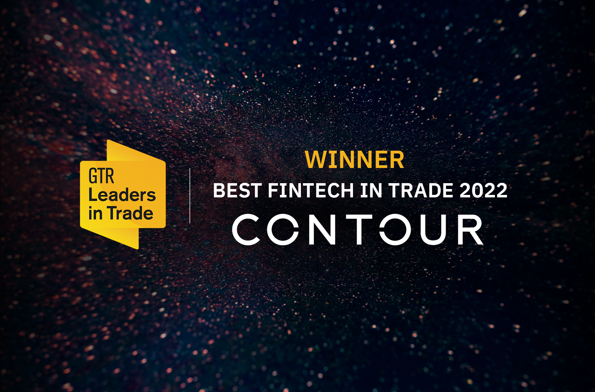 Contour Wins Best Fintech in Trade at GTR Leaders in Trade Awards 2022